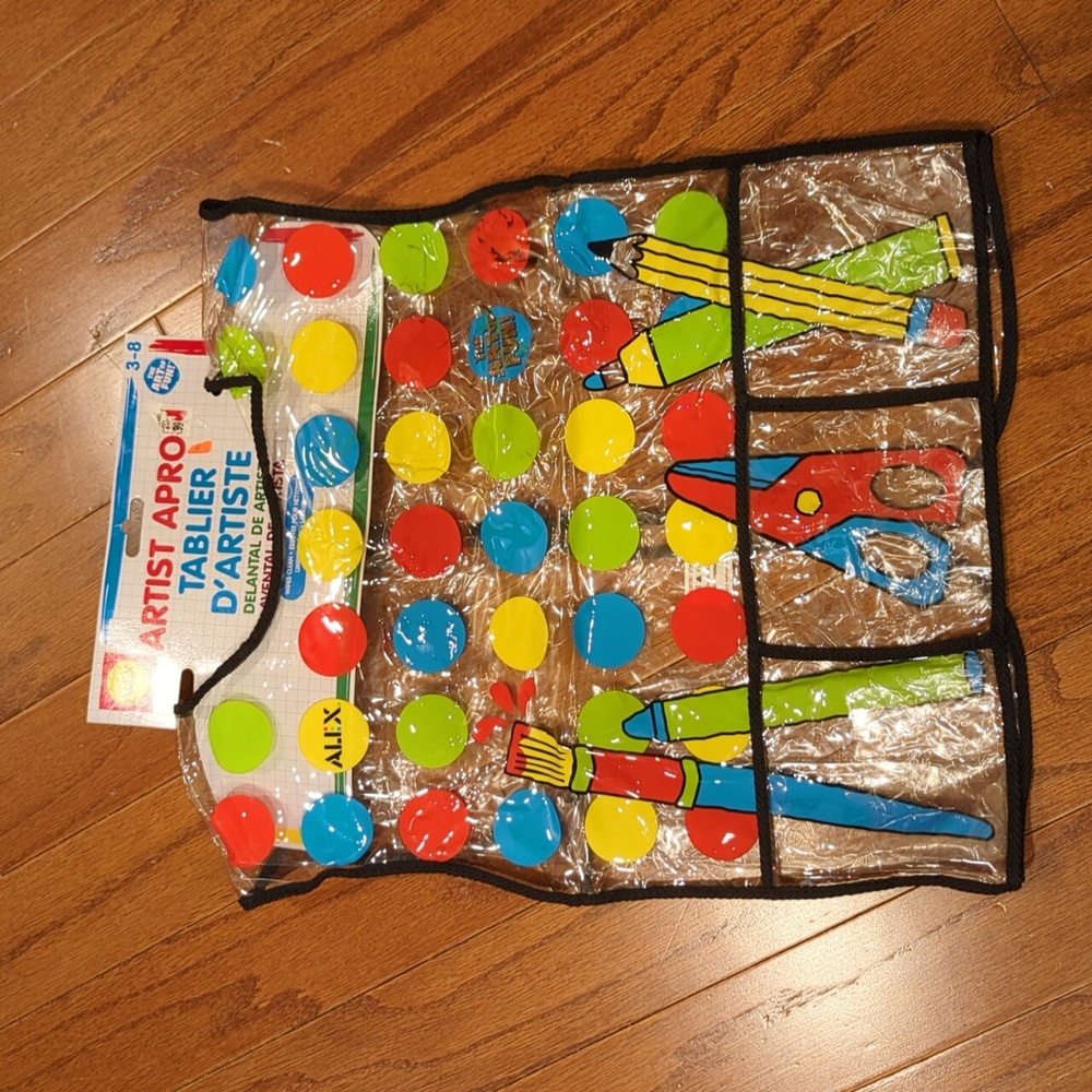 NEW Alex Toys Clear Artist Apron